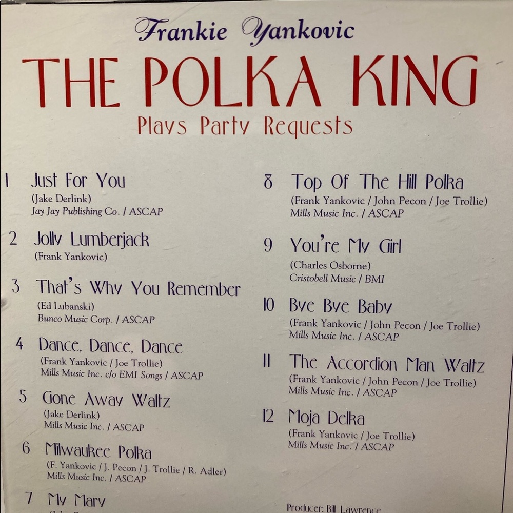 Frankie Yankovic Polka CD - Picture 2 of 2